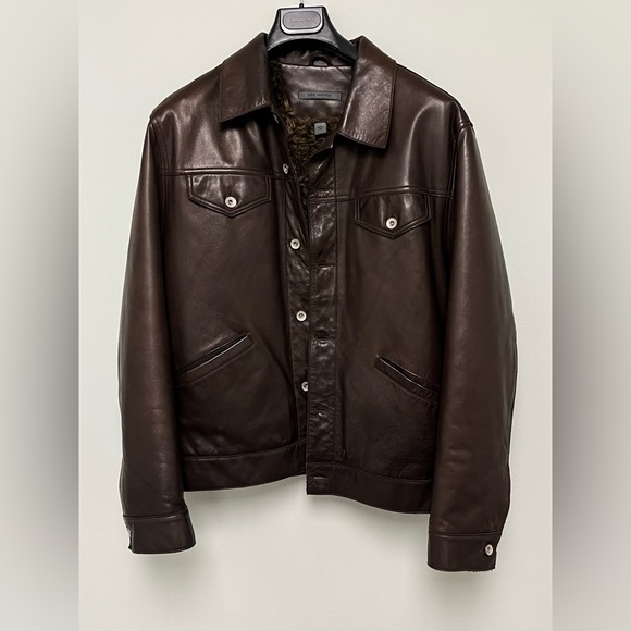 John Varvatos Shearling Trucker Jacket. Size EU 52 USA 42. - Picture 8 of 16